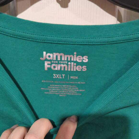 Jammies for Families Lounge/PJ Top, NWT, 3XLT - Picture 3 of 4